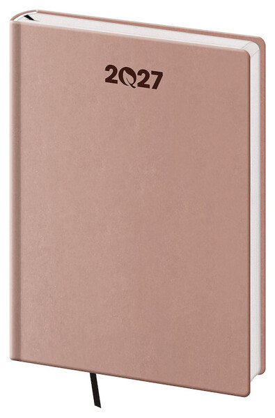 Denní diář ECO 2027, A5 - Almond