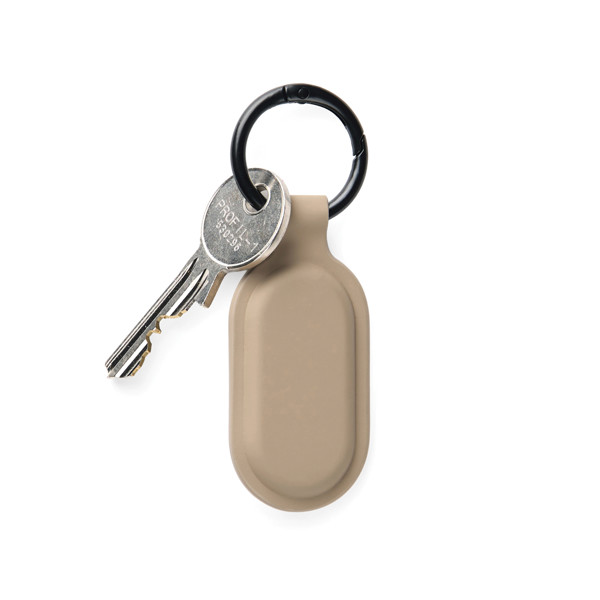 VINGA Baltimore RCS Key tag With Finder Dual - Greige