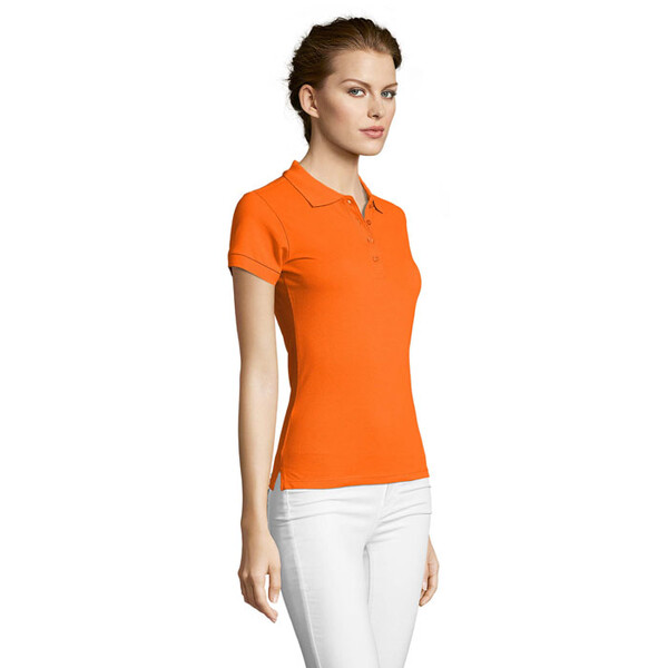 PEOPLE POLO SENHORA 210g - LaranjaL