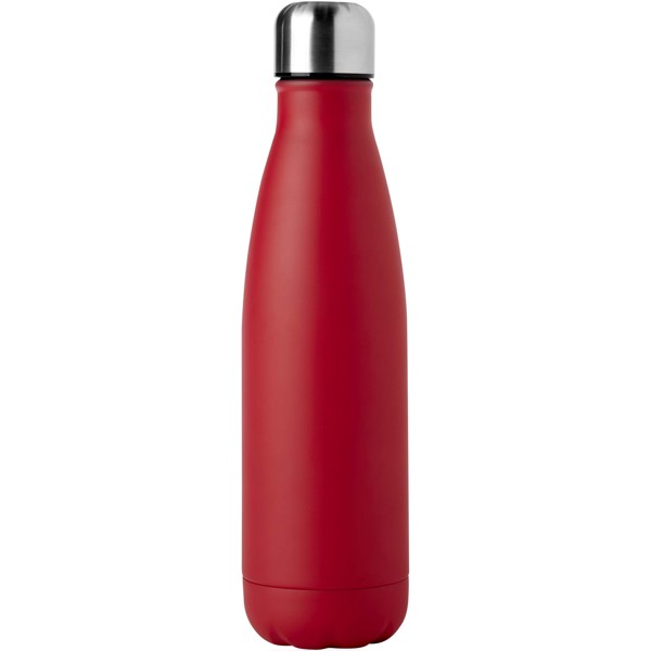 Borraccia termica in acciaio inossidabile riciclato certificato RCS con isolamento sottovuoto in rame da 500 ml Cove - Rosso