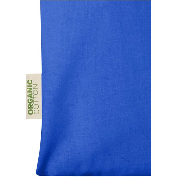 Sac shopping Odisha de 7 L bio certifié OCS 140 g/m² - Bleu royal