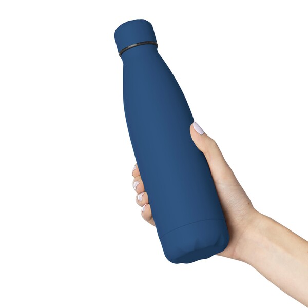 Bouteille à double paroi recyclée 500 ml Sunny - bleu