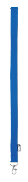 Lanyard en RPET Lany Rpet - Bleu Royal