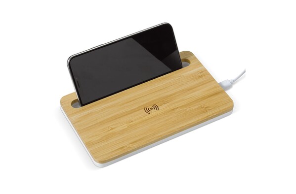 Chargeur sans fil en bambou 5W