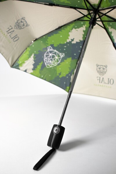 Windproof Schirm. Automatische Öffnung/Schließung - Full Color
