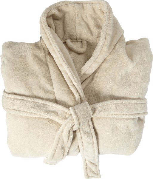 Fleece (210 gr/m²) bathrobe