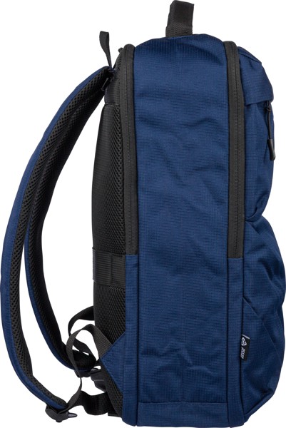 rPET (300D) polyester Ocean Bound Rugzak Tova - zwart