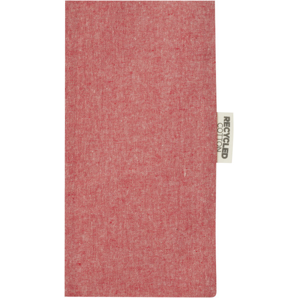 Sac shopping Pheebs tendance en coton recyclé de 150 g/m² - Rouge