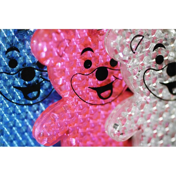 Brelok Teddy - Transparentny