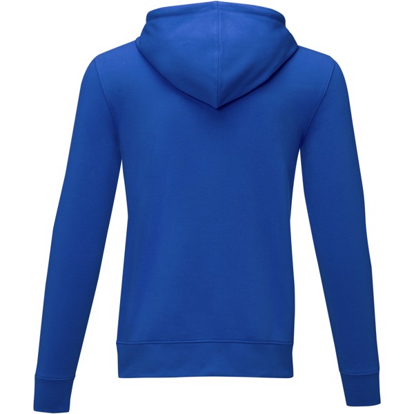 Felpa con cappuccio full zip da uomo da 240 g/m² Charon - Blu / M