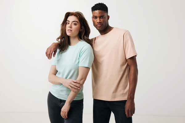 Iqoniq Sierra lightweight recycled cotton t-shirt - Peach Nectar / XXXL