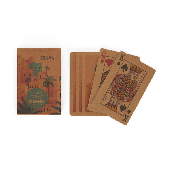 54 Recycled Playing cards, your design on 1 side - Full colour