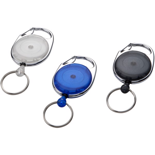 Gerlos roller clip keychain - White