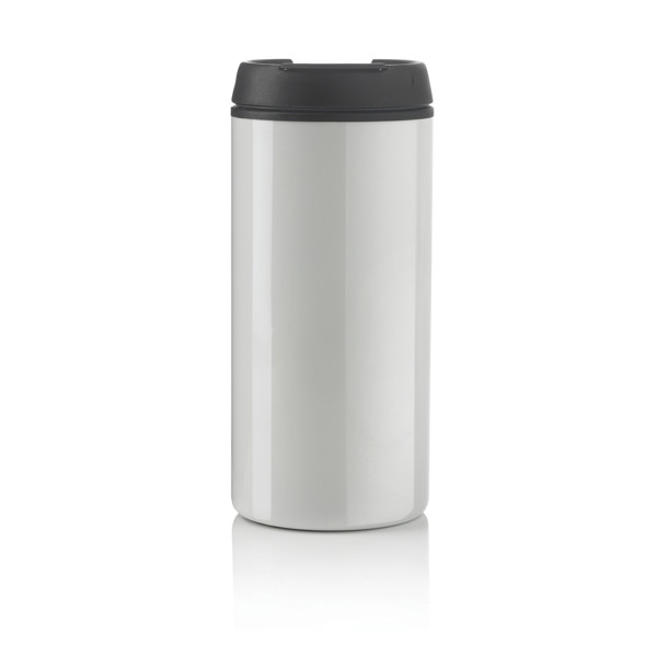 Metro RCS Recycled stainless steel tumbler - White