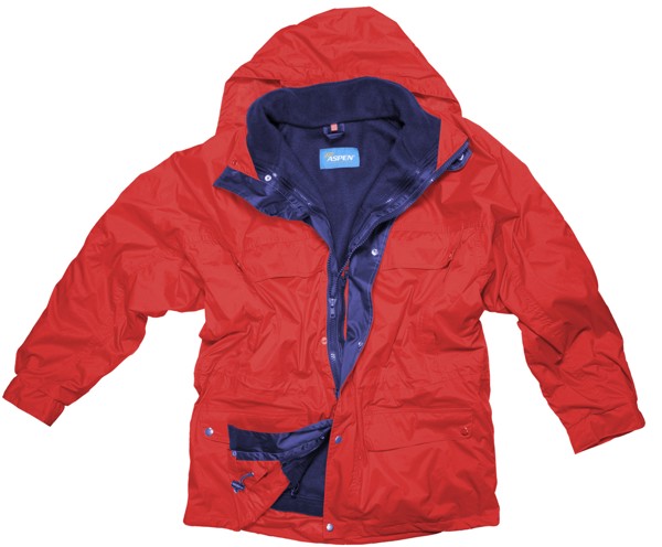 3:1 Jacket Aspen Nordic - Red / L