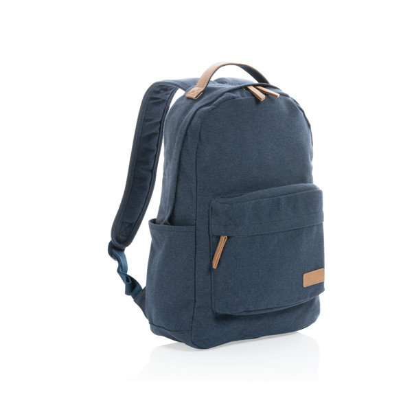 Sac à dos Impact AWARE™ en toile 16oz recyclé - Bleu
