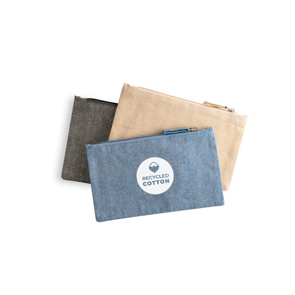 MILLIE. Multifunkčná taška z recyklovanej bavlny (70 %) a polyester (30 % rPET) (140 g/m²) - Čierna