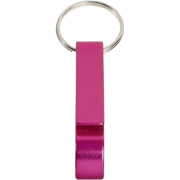 Tao bottle and can opener keychain - Magenta