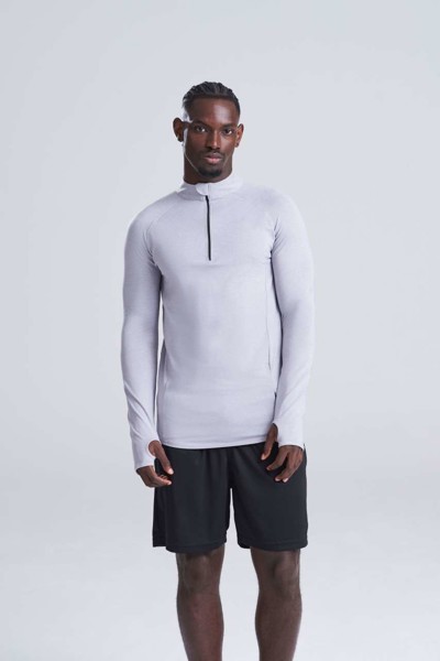 Cool Flex 1/2 Zip Top - Silver Grey / 2XL