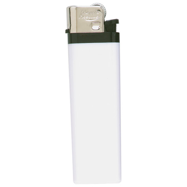 Atomic Reibrad disposable shiny lighter - White