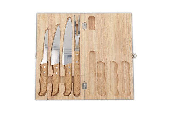 Set de couteaux dans une boîte cadeau - Bois