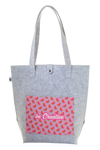 Custom Rpet Shoulder Bag CreaFelt Toteback