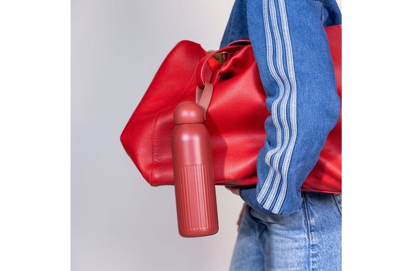 Sagaform Bouteille en acier Tekla (recyclé) 500 ml - Rouge foncé