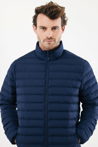 Doudoune homme en polyester recyclé IQONIQ Maiko - Bleu Marine / S