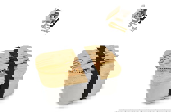 Stainless Steel Lunchbox bamboo lid