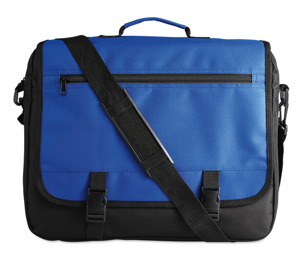 600D polyester document bag Flapa - Royal Blue