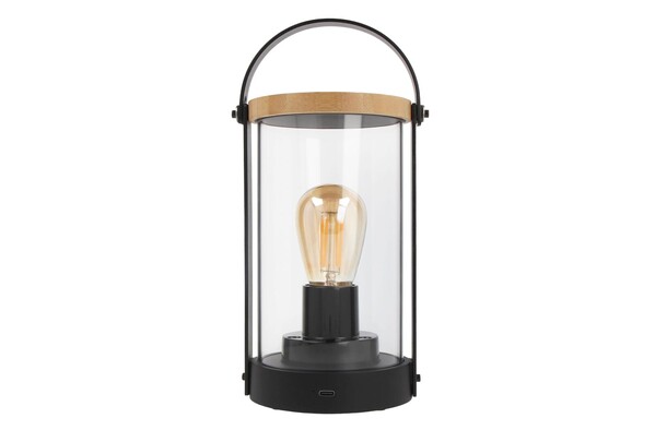 Lampe Edison en bambou