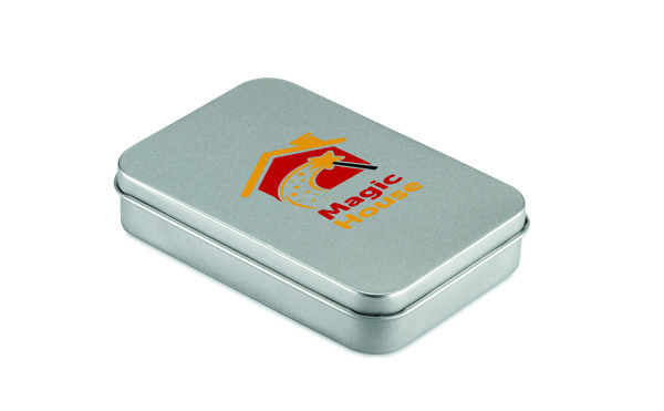Playing cards in tin box Amigo