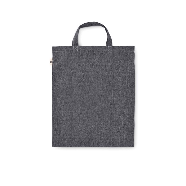 Foldable shopper bag 140 gr/m² Duofold - Black