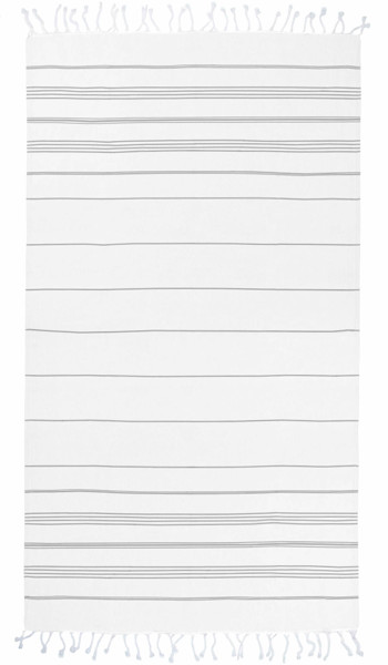 Hamam Towel "Sultan" The One | Hamam Sultan - White / Grey / onesize