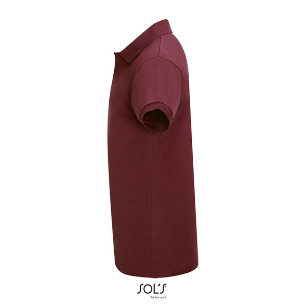 PERFECT MEN Polo homen 180g - BurgundyM