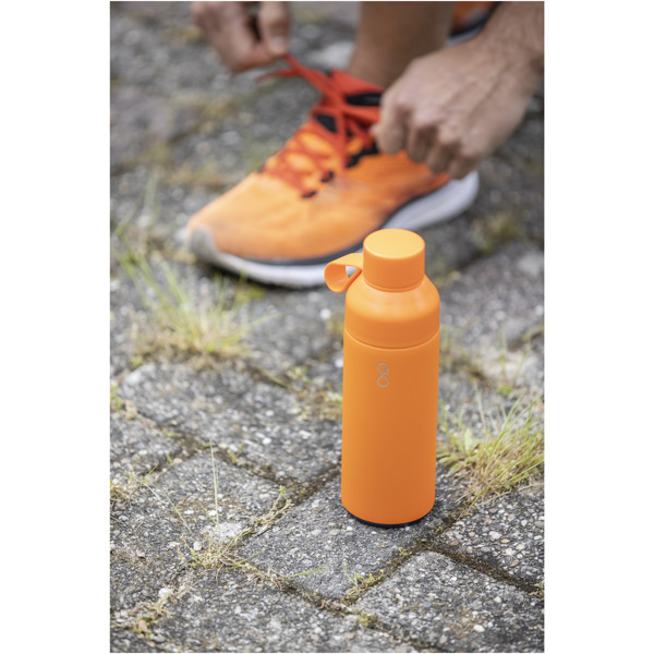 Garrafa com isolamento a vácuo de 500 ml "Ocean Bottle" - Cinzento pedra