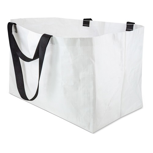SAC EXTRA GRAND PP LAMINÉ “MERLIN” - Blanc
