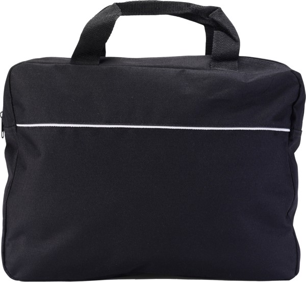 Polyester (600D) document bag - Black