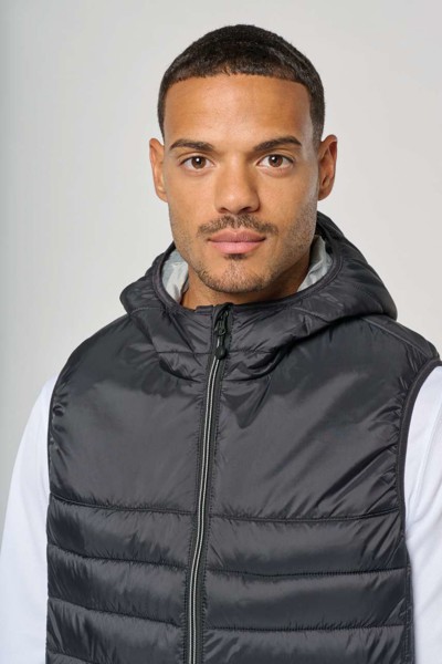 Adult Hooded Bodywarmer - Black / XS