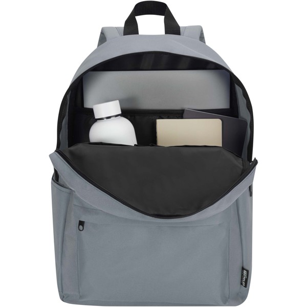 Byron 14" GRS-recycelter City Laptop Rucksack 14 L - grau