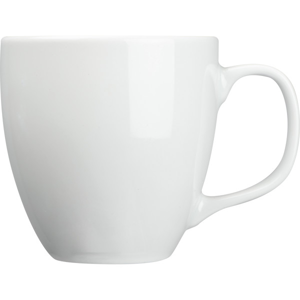 Porcelain cup 400 ml DANIELLE - White