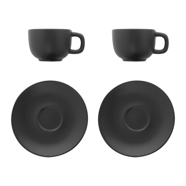 Sada Šálok Na Cappuccino Caturra Plus - Black