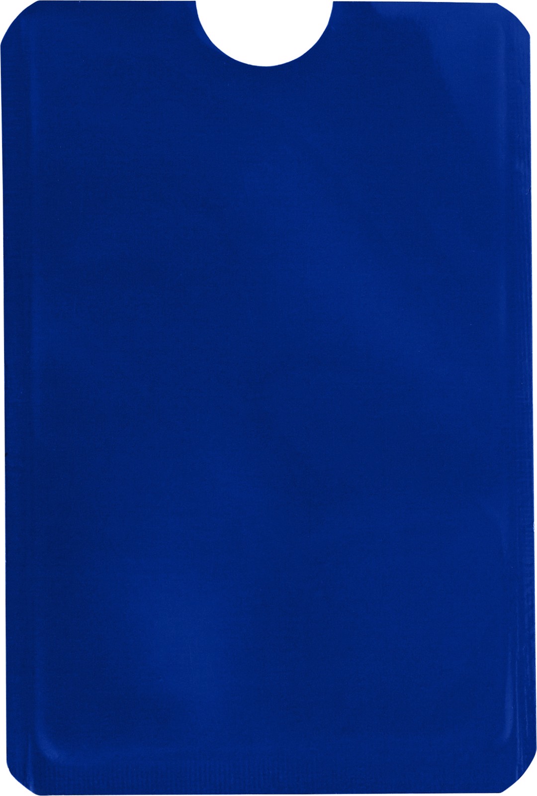 Aluminium card holder - Blue
