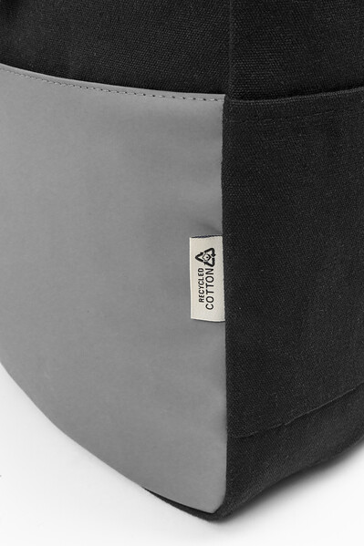 Újrahasznosított Vászon Hátizsák Blakkan Back - Grey