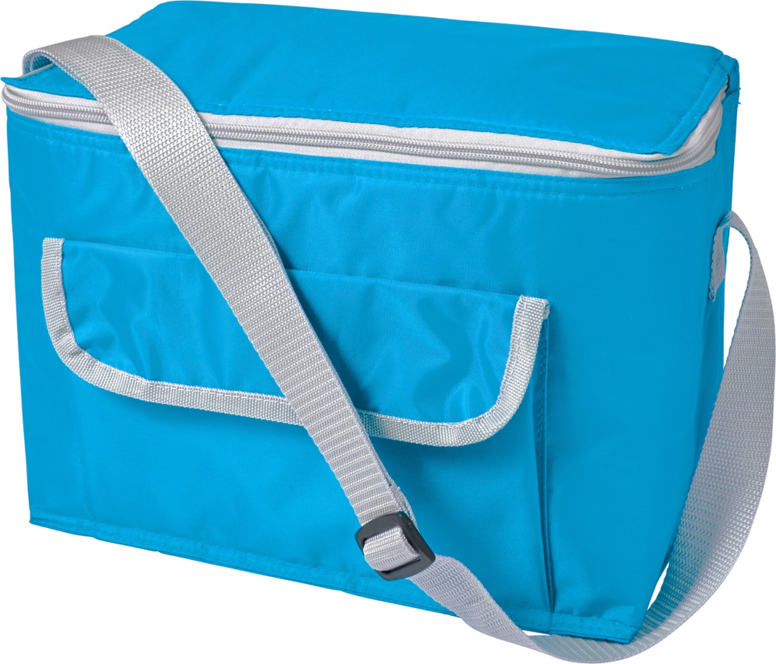 Polyester (420D) cooler bag - Light Blue