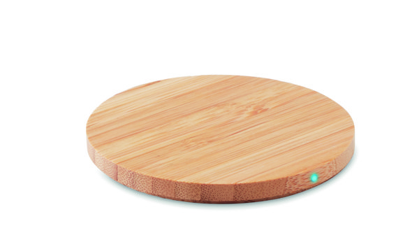 Rundo Lux bamboo wireless charger, 15W output