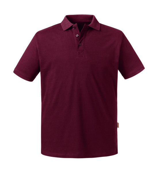 Men's Pure Organic Polo - White / L