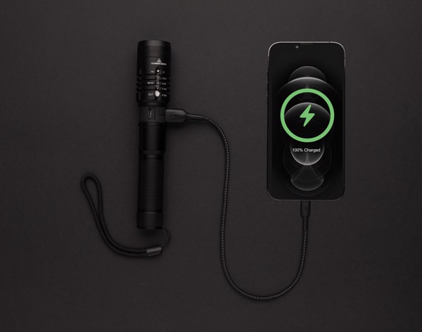 GearX torch 1000 lumen, 2000 mAh battery
