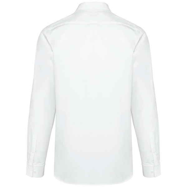 Men's Pinpoint Oxford Long-Sleeved Shirt - White / L