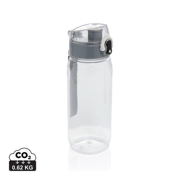 Yide RCS  rPET verschließbare Wasserflasche 600ml - Transparent